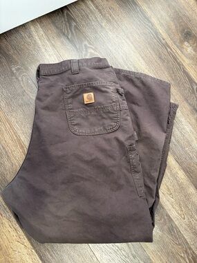 Carhartt Men's  Brown Cargo Work Pants 44x30